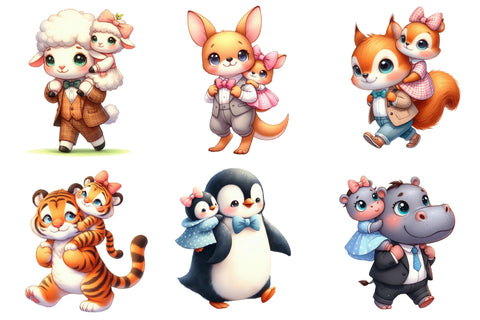 Funny Animals Mother's Day Sublimation Sublimation designartist 