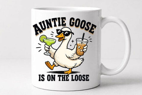 Funny Auntie Goose PNG | Aunt Gift Sublimation Digital Download SVG BillahCrafts 