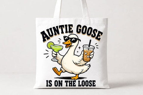 Funny Auntie Goose PNG | Aunt Gift Sublimation Digital Download SVG BillahCrafts 