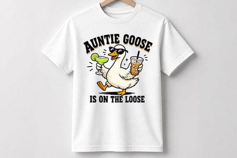 Funny Auntie Goose PNG | Aunt Gift Sublimation Digital Download SVG BillahCrafts 