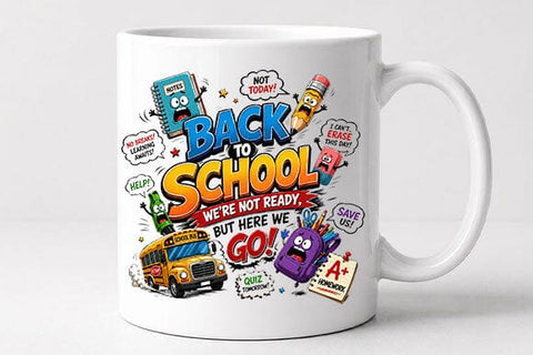 Funny Back to School Supplies PNG | School Sublimation Digital Download SVG BillahCrafts 
