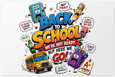Funny Back to School Supplies PNG | School Sublimation Digital Download SVG BillahCrafts 