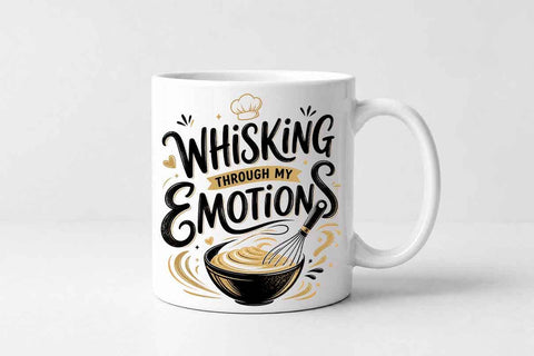 Funny Baker PNG Whisking Through My Emotions Sublimation Design SVG BillahCrafts 