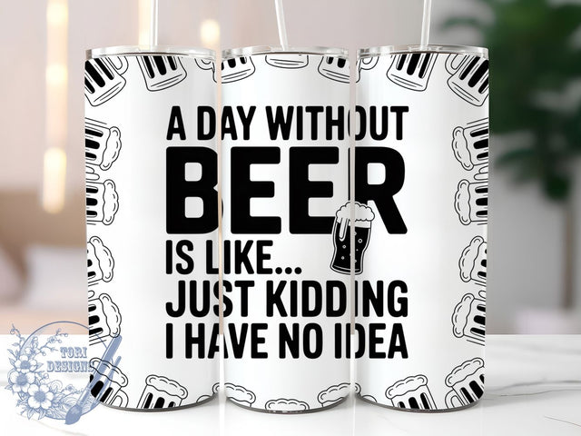 Funny Beer Dad 20oz Tumbler, Beer Lover Gift, Funny Beer Quote, 20oz Tumbler Wrap, Sublimation Design PNG, Dad Beer Wrap, Fathers Day Sublimation Sublimation ToriDesigns 