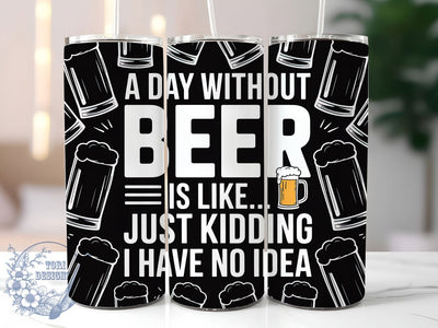 Funny Beer Dad 20oz Tumbler, Beer Lover Gift, Funny Beer Quote, 20oz Tumbler Wrap, Sublimation Design PNG, Dad Beer Wrap, Fathers Day Sublimation Sublimation ToriDesigns 