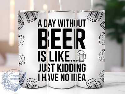 Funny Beer Dad 20oz Tumbler, Beer Lover Gift, Funny Beer Quote, 20oz Tumbler Wrap, Sublimation Design PNG, Dad Beer Wrap, Fathers Day Sublimation Sublimation ToriDesigns 