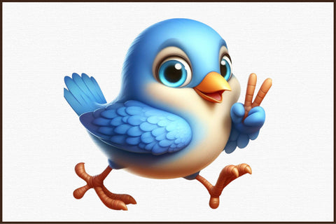 Funny Bird Clipart Bundle Funny Bird Png Sublimation designartist 