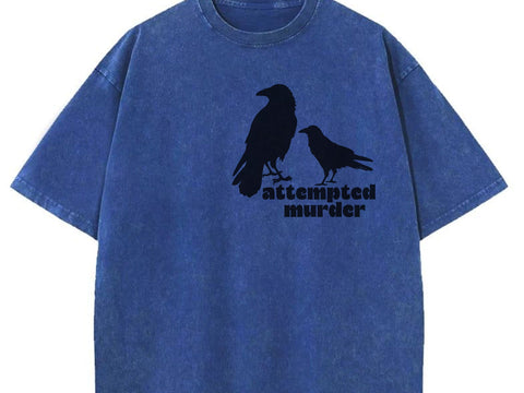 Funny Bird Svg, Attempted Murder Crow Svg SVG DesignDestine 