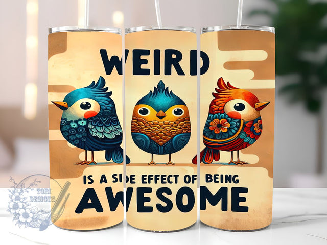 Funny Birds 20oz Skinny Tumbler, Birds Tumbler Png, Straight & Tapered Tumbler Wrap, Instant Digital Download Sublimation ToriDesigns 