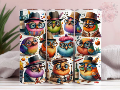 Funny Birds 20oz Tumbler Wrap PNG, Sassy Gift Tumber Png, Straight & Tapered Tumbler Wrap, Instant Digital Download Sublimation Li Zamperini 