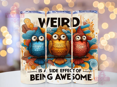 Funny Birds 20oz Tumbler Wrap Sublimation Design, Straight Tapered Tumbler Wrap, Happy Animals Tumbler Png, Instant Digital Download Sublimation SvggirlplusArt 