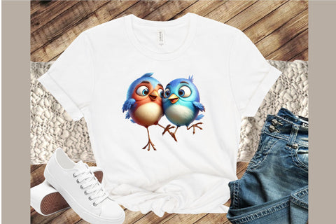 Funny Birds Clipart Bundle Sublimation designartist 