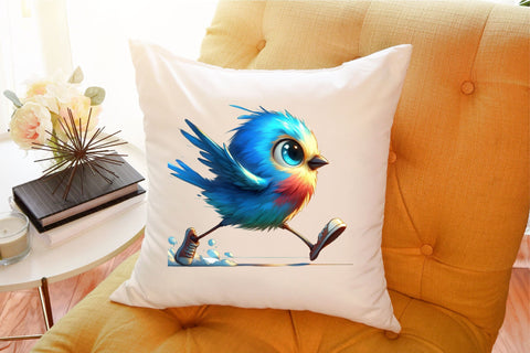 Funny Birds Clipart Bundle Sublimation designartist 