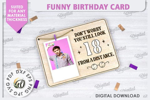 Funny Birthday Cards LaserCut Bundle. Money Gift Holders SVG SVG Evgenyia Guschina 