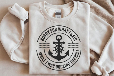 Funny Boat Docking Quote SVG: Boating Gift,Cricut files SVG DesignDestine 