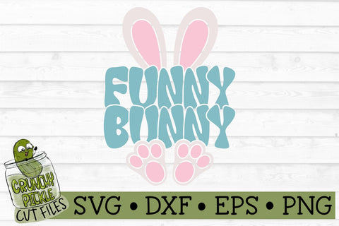Funny Bunny Ears and Feet SVG File SVG Crunchy Pickle 