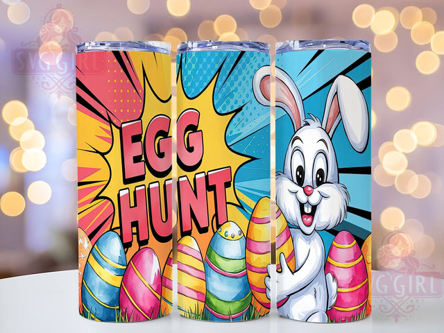 Funny Bunny, Easter Tumbler, 20oz Tumbler, Easter PNG, Easter Egg Design, Holiday Decor, Spring Tumbler, Sublimation Wrap Sublimation SvggirlplusArt 