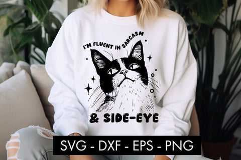 Funny Cat Animal SVG PNG Sublimation SVG Freeling Design House 