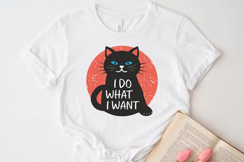 Funny Cat SVG PNG Design, I do what i want SVG FiveStarCrafting 