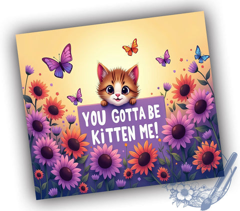 Funny Cat Tumbler, Cat Lover Gift, Sublimation Design, 20oz Tumbler, Cat Humor, Pet Owner Gift, Personalized Tumbler, Cute Cat Mug Sublimation ToriDesigns 