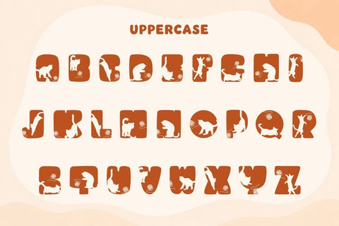 Funny Cats - Cute Decorative Font Font AnningArts Design 