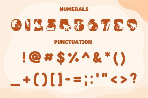 Funny Cats - Cute Decorative Font Font AnningArts Design 