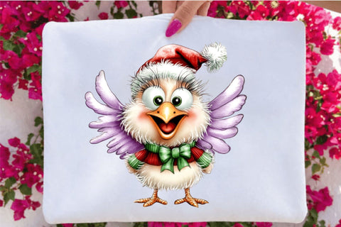 Funny Chicken Clipart Bundle. Sublimation SVGArt 