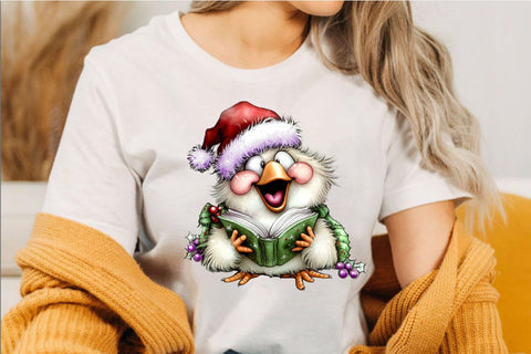 Funny Chicken Clipart Bundle. Sublimation SVGArt 