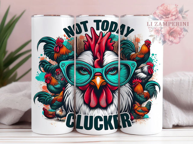Funny Chicken Cluckers Tumbler Wrap, Cluckers Mug, Sarcastic Farm Cup, Chicken Lover Gift, Poultry Humor Wrap, Farm Life Sublimation, Rooster Joke Tumbler Sublimation Li Zamperini 