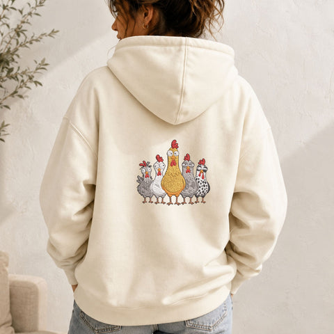 Funny Chicken Family Machine Embroidery Design Farm Hen Rooster Embroidery File Embroidery/Applique DESIGNS PatternFeed8 