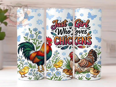 Funny Chicken Lover 20oz Tumbler, Funny Chicken Lover, Chicken Lover PNG, Funny Chicken PNG, Chicken Tumbler PNG, Chicken Lover Wrap, Funny Chicken Wrap, 20oz Tumbler Wrap Sublimation Lara' s Designs 