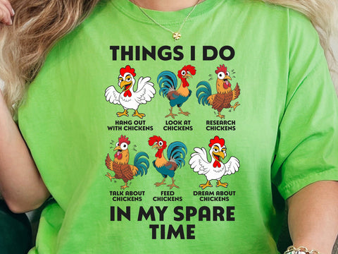 Funny Chicken Shirt, Chicken Girl Shirt, Chicken Mom Shirt, Farm Girl Shirt, Farm Family Shirt, Farm Shirt, Chicken Farmer Dad Shirt SVG DesignDestine 