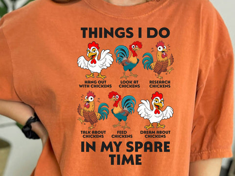 Funny Chicken Shirt, Chicken Girl Shirt, Chicken Mom Shirt, Farm Girl Shirt, Farm Family Shirt, Farm Shirt, Chicken Farmer Dad Shirt SVG DesignDestine 