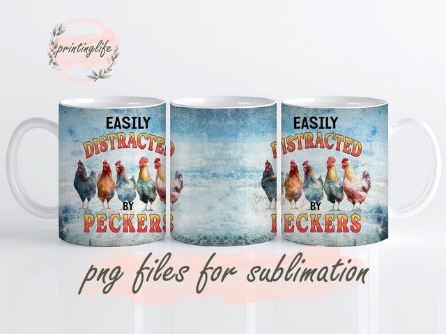 Funny Chicken Wrap, Farm Life Wrap PNG, Chicken Lover Mug Wrap Design, Instant Digital Design Download Mug Wrap Design, Mug Design PNG Sublimation PrintingLife 