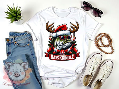Funny Christmas, Bass Fish Design, Sarcastic Christmas, Sublimation Download, Holiday Humor, Fishing Christmas, Digital Download, Printable Christmas Sublimation Lara' s Designs 