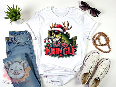 Funny Christmas, Bass Fish Design, Sarcastic Christmas, Sublimation Download, Holiday Humor, Fishing Christmas, Digital Download, Printable Christmas Sublimation Lara' s Designs 