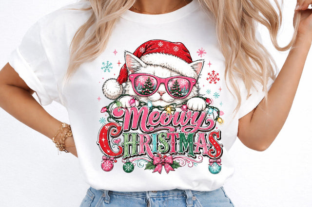 Funny Christmas Cats Sublimation Png Sublimation designmaster24 