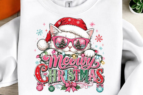 Funny Christmas Cats Sublimation Png Sublimation designmaster24 