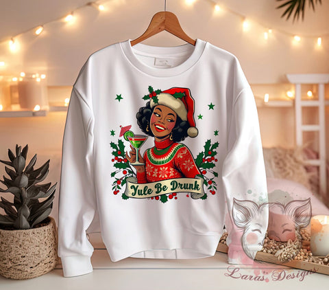 Funny Christmas, Christmas Humor, Yule Be Drunk, Sublimation Download, Holiday Party, Digital Download, Printable Christmas, Christmas Drinking Sublimation Lara' s Designs 