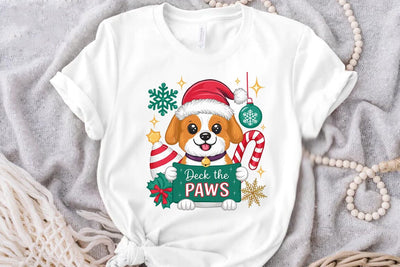 Funny Christmas Dog Saying SVG, Deck The Paws SVG FiveStarCrafting 