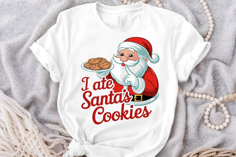 Funny Christmas Dog Saying SVG, I ate santas cookies SVG FiveStarCrafting 