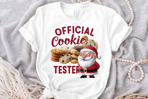 Funny Christmas Dog Saying SVG, Official Cookie Tester SVG FiveStarCrafting 