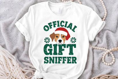 Funny Christmas Dog Saying SVG, Official Gift Sniffer SVG FiveStarCrafting 