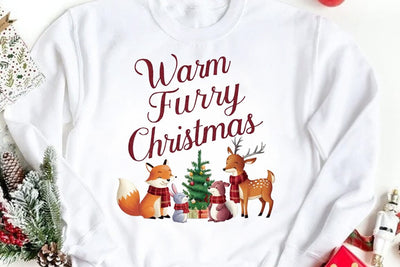 Funny Christmas Dog Saying SVG, Warm Furry Christmas SVG FiveStarCrafting 