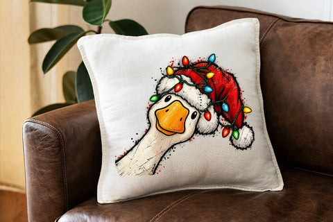 Funny Christmas Duck Sublimation PNG SVG DesignDestine 