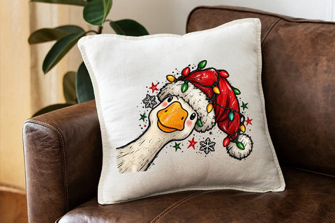 Funny Christmas Duck Sublimation PNG SVG DesignDestine 