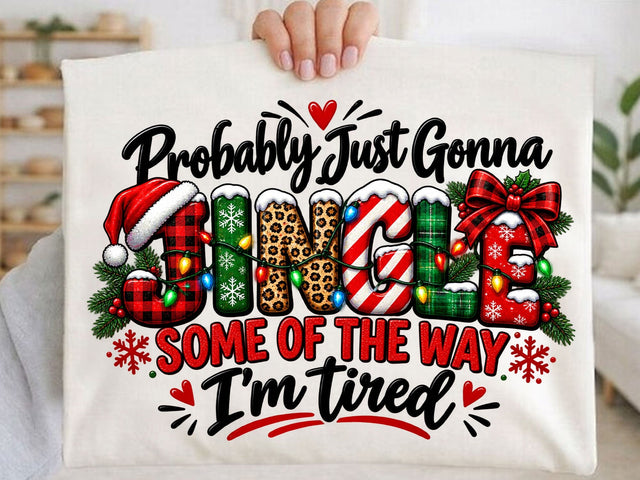 Funny Christmas Jingle PNG Digital File SVG artprintfile 
