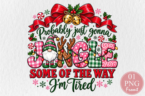 Funny Christmas Jingle PNG Sublimation nirmal108roy 