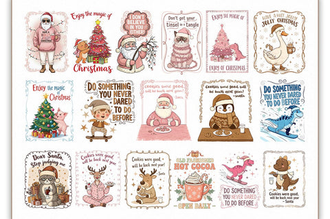 Funny Christmas Kitchen Towel PNG Bundle Sublimation Shetara Begum 