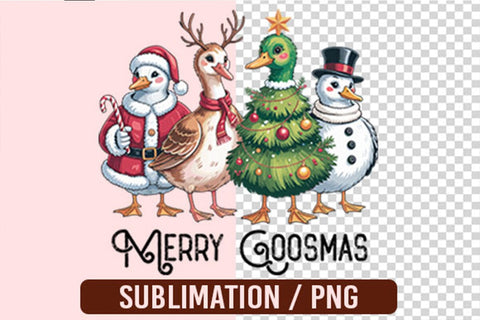 Funny Christmas Merry Goosmas PNG Designs Sublimation shah alam 